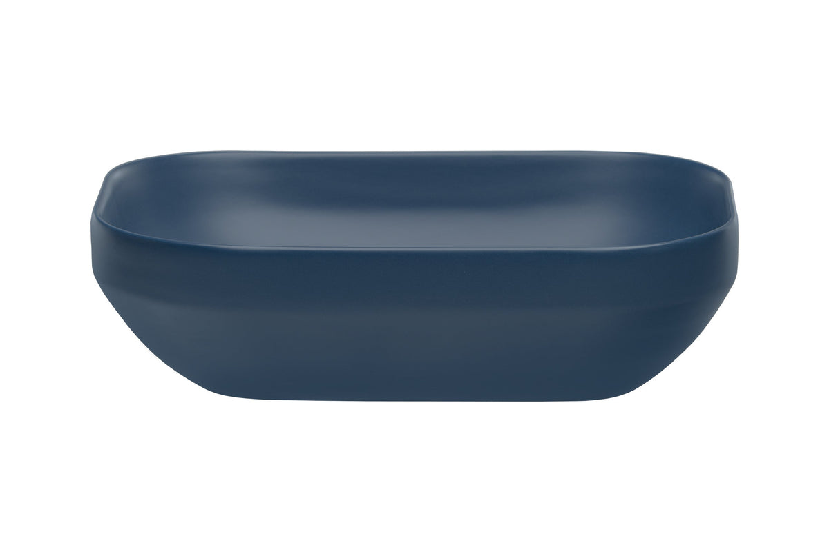 Neli Aufsatzwaschbecken – Mattmarineblau, 50,4 x 35,2 cm