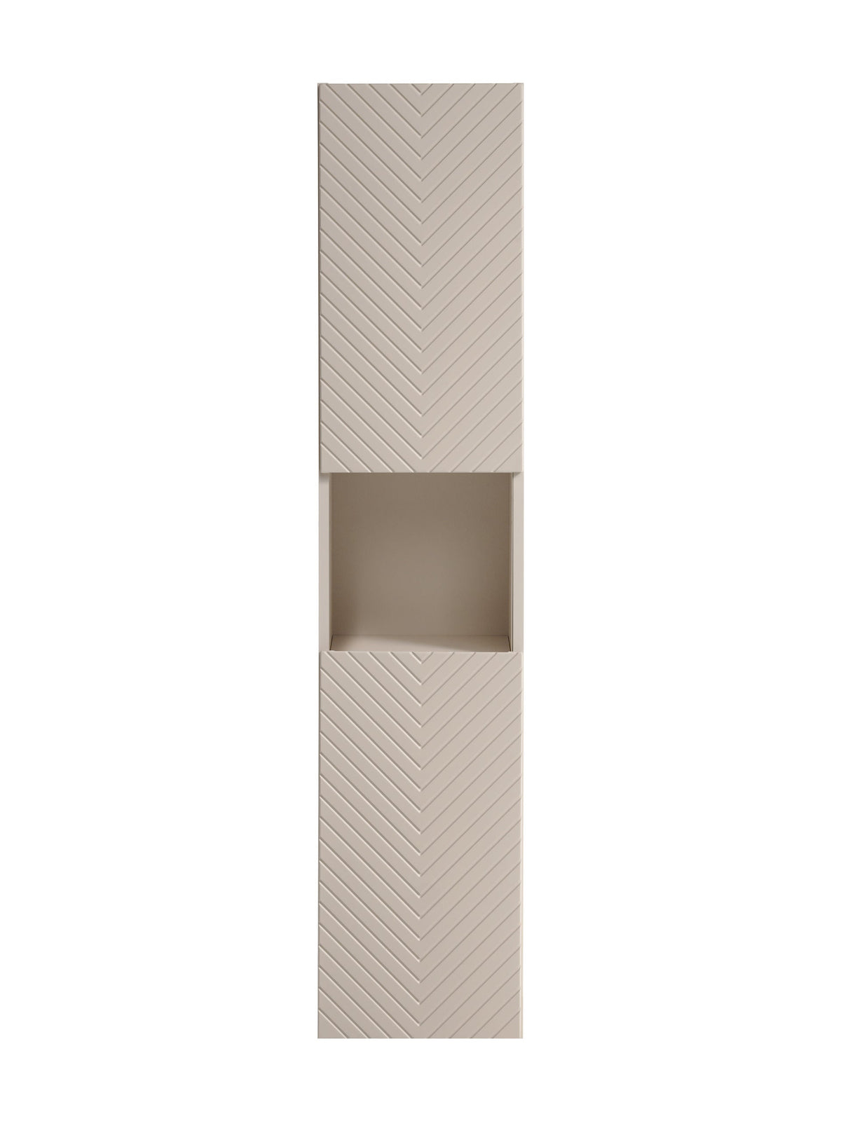 Viva Kaschmir Hochschrank 2-türig – Kaschmir Matt, 30 cm