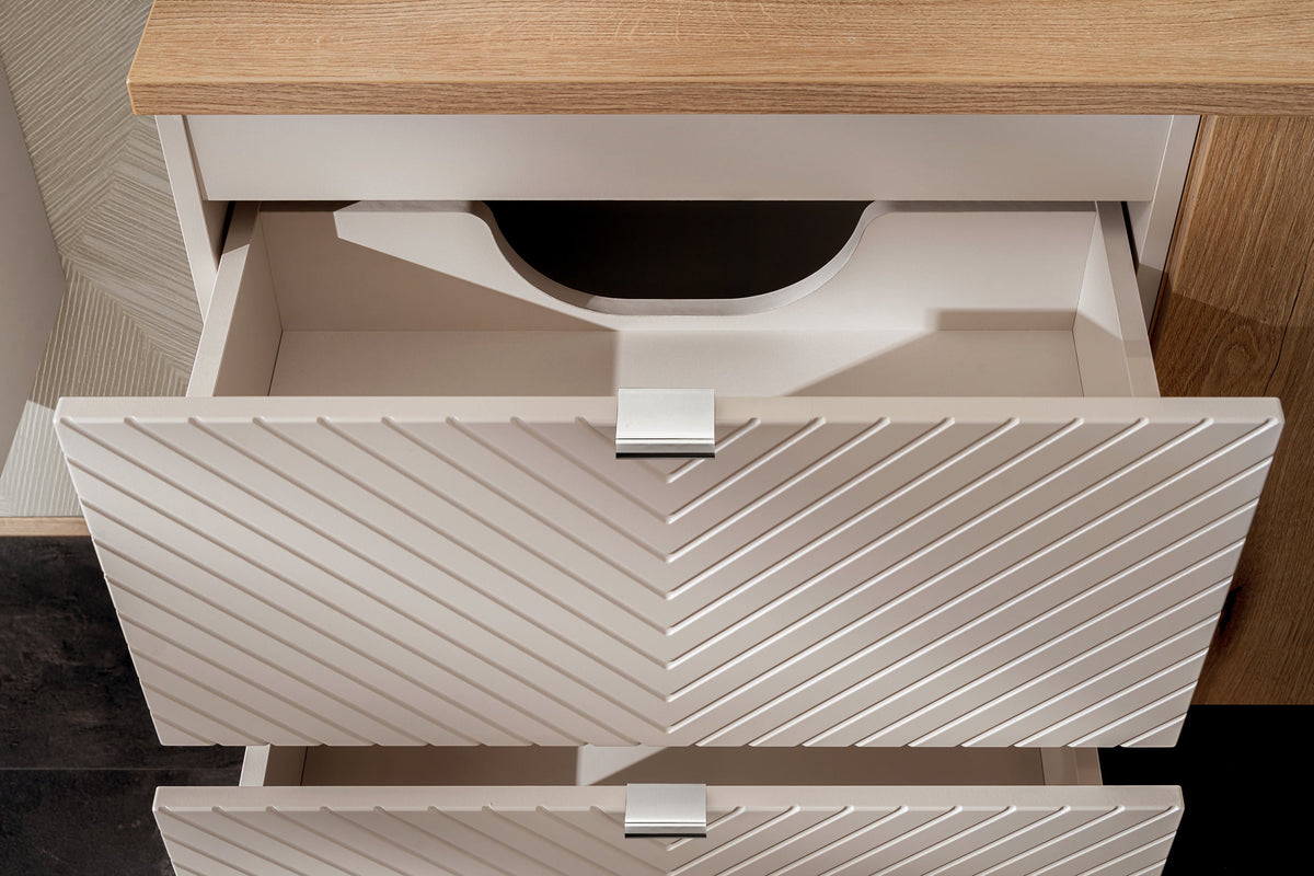 Viva Cashmere Waschtischunterschrank-Set 60 / 80 cm – Gestalte dein Badezimmer