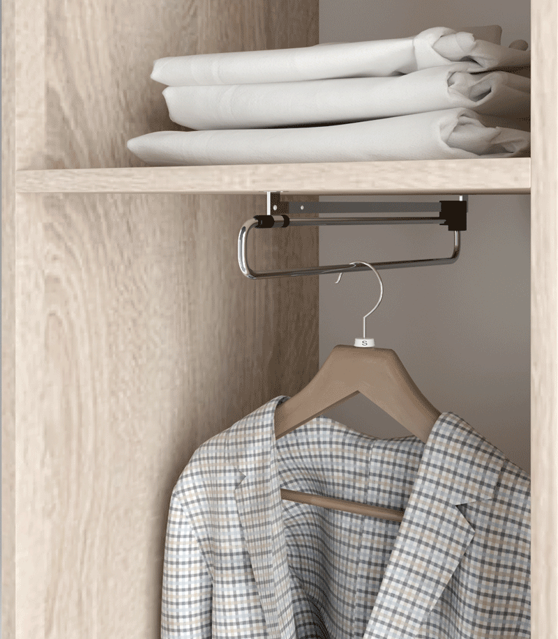 PK Emi 27 Hallway Wardrobe Graphite  - Upholstered Panels in Various Colours