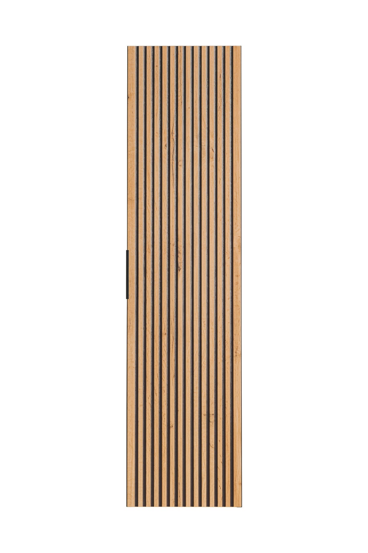 Xilo Hochschrank – Schwarz / Wotan Eiche, 35 cm