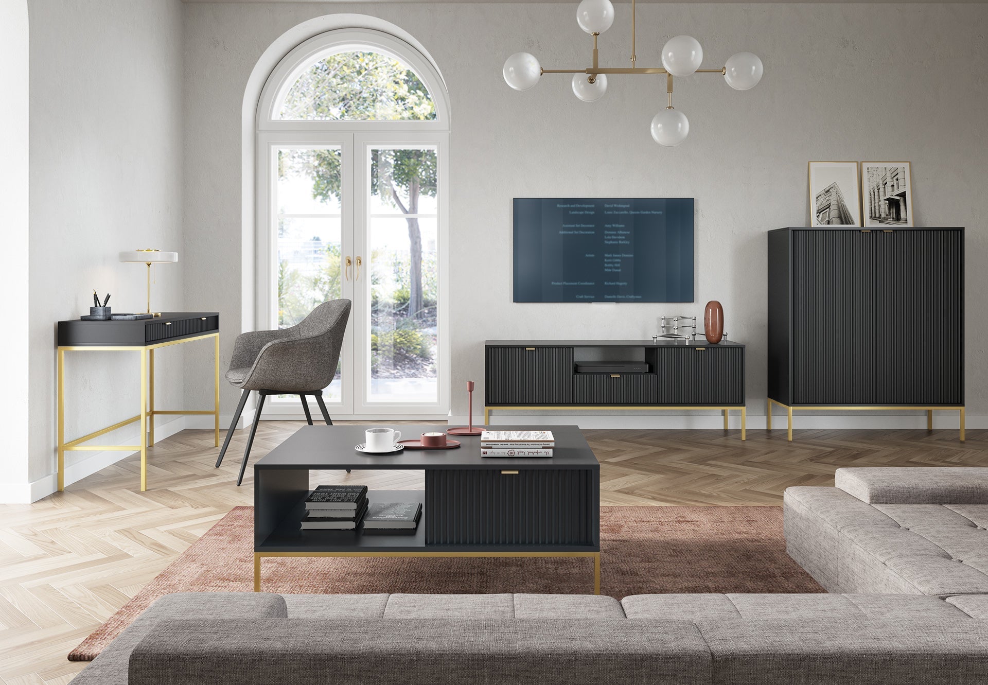 Nova Couchtisch Schwarz - Modernes Design und praktische Funktionalität