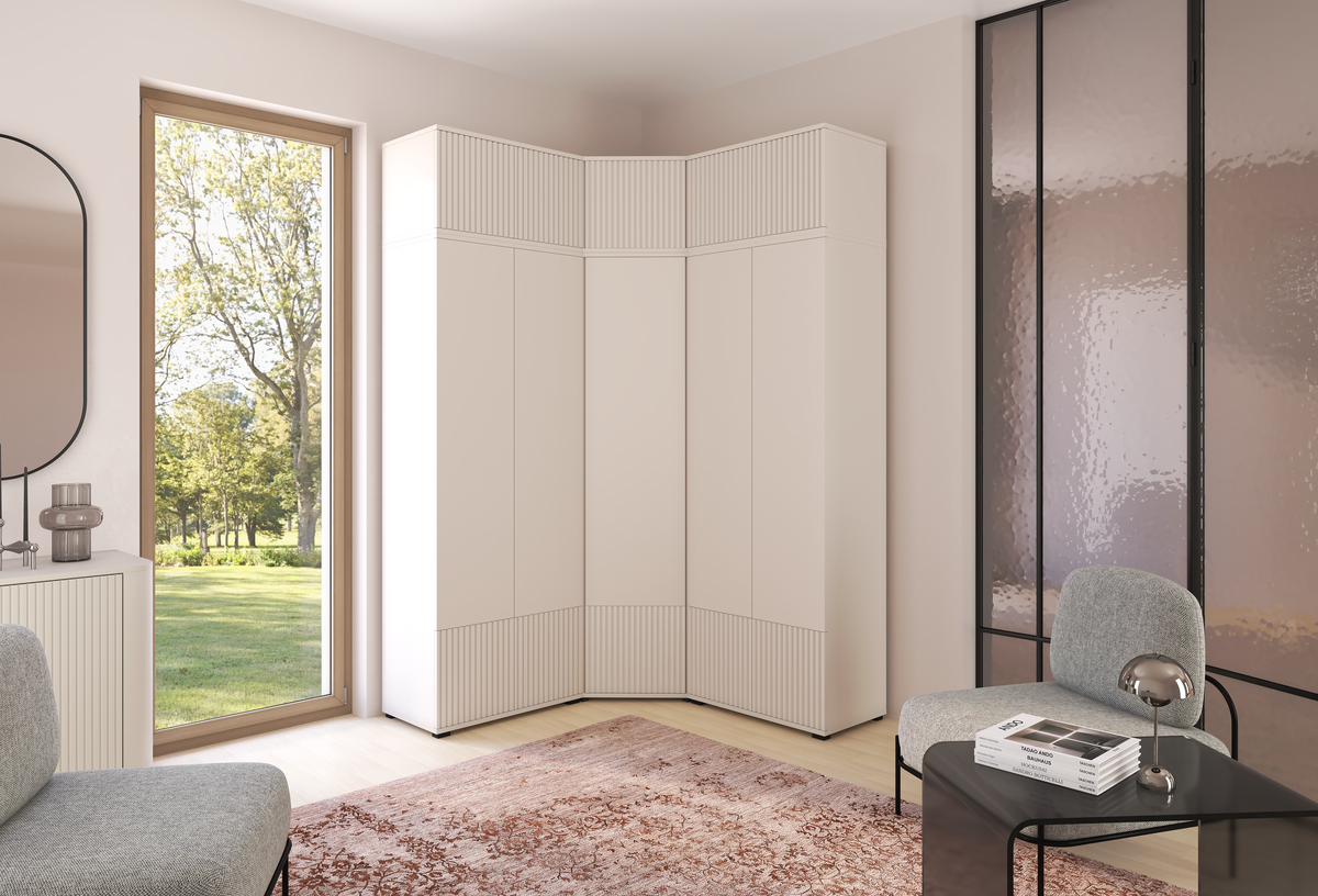 Rayo Garderobenset 10 – Kaschmir, 140 cm