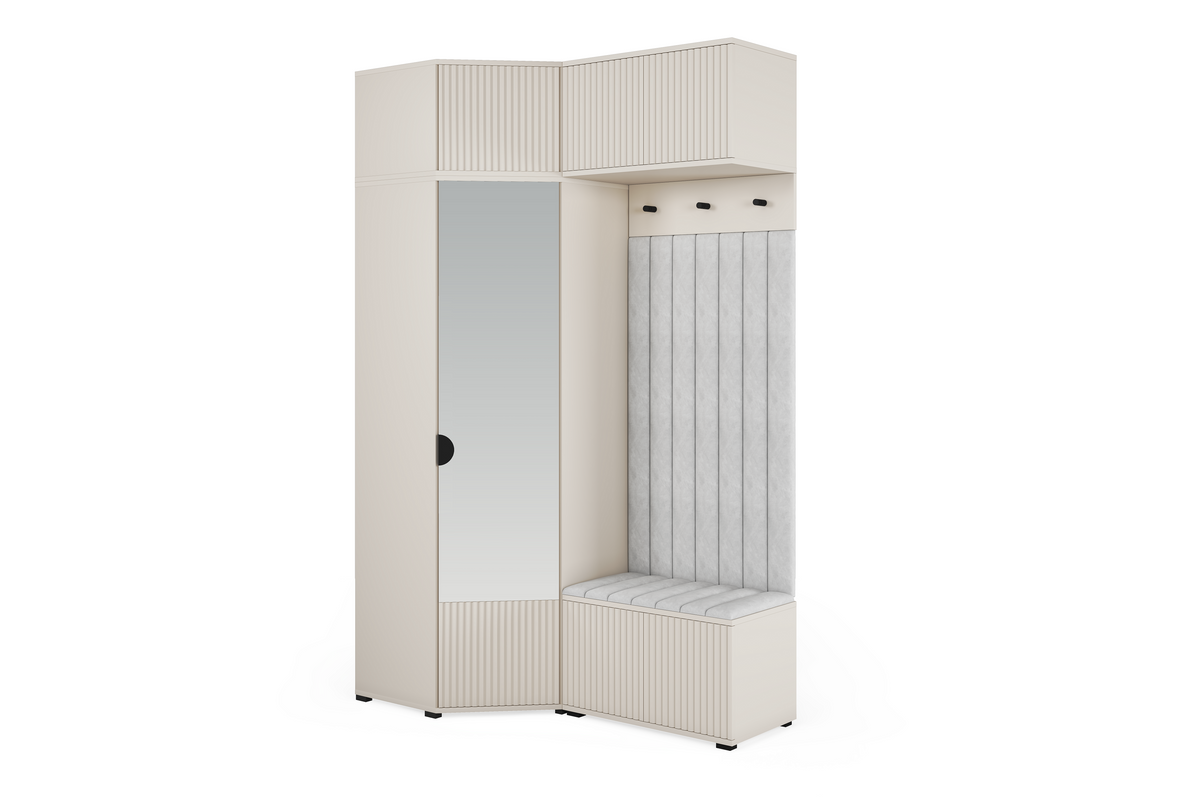 Rayo Kleiderschrank-Set 13 – Kaschmir, 140 cm