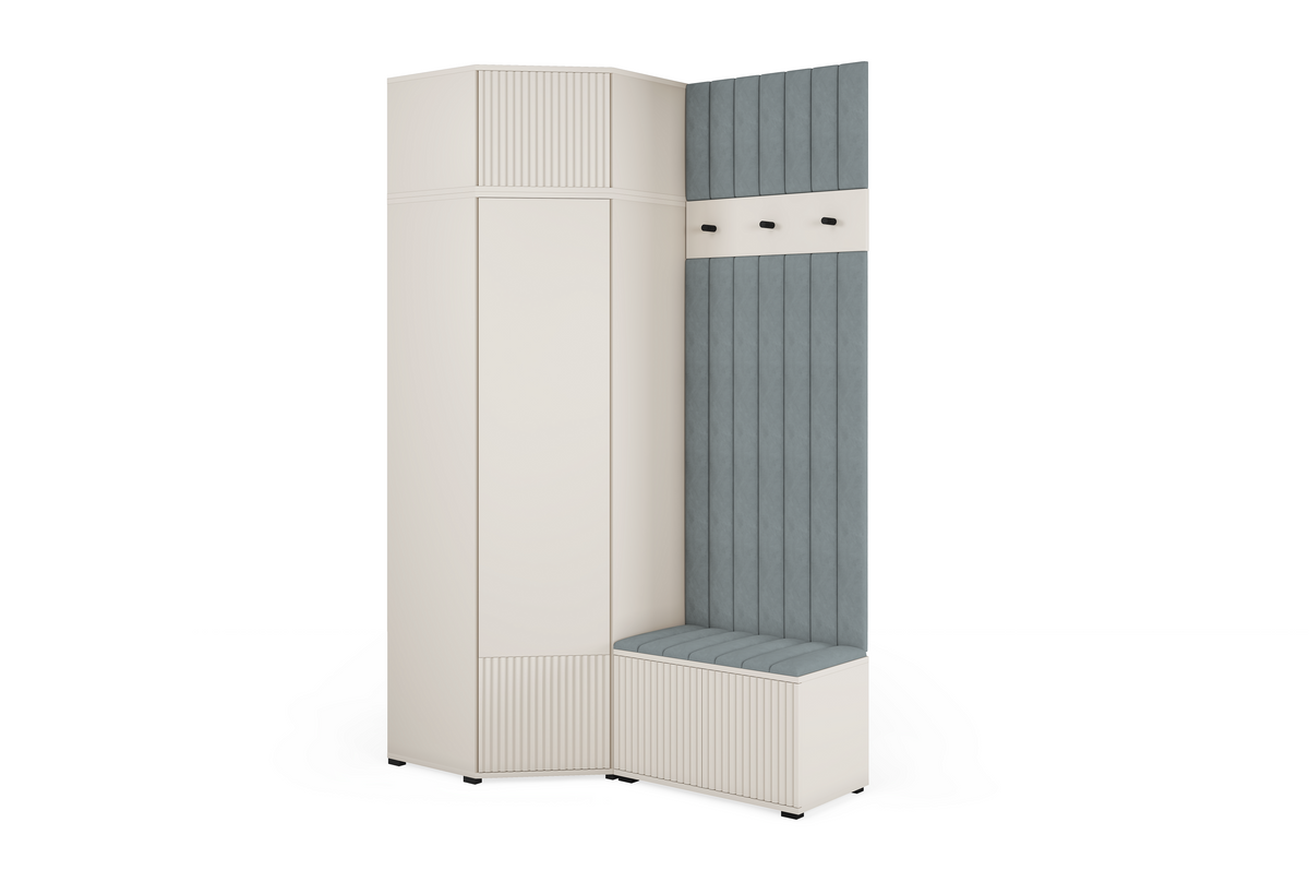 Rayo Kleiderschrank-Set 14 – Kaschmir, 140 cm