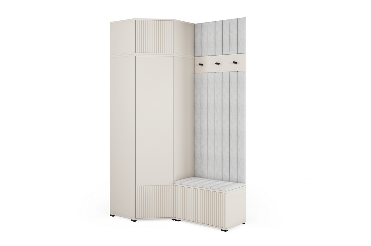 Rayo Kleiderschrank-Set 14 – Kaschmir, 140 cm