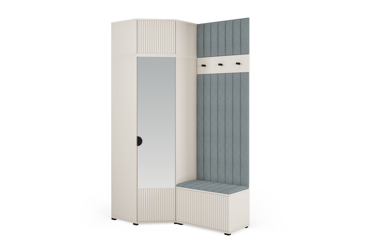 Rayo Kleiderschrank-Set 14 – Kaschmir, 140 cm