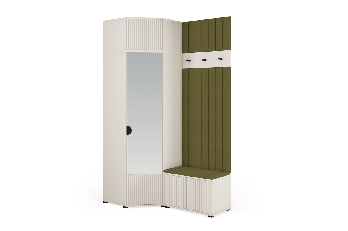 Rayo Kleiderschrank-Set 14 – Kaschmir, 140 cm