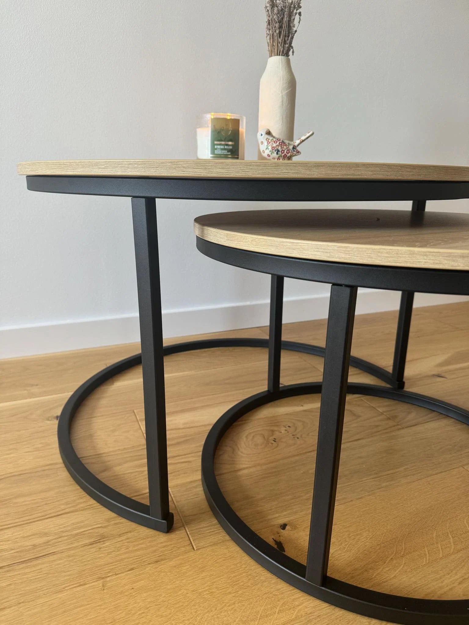 Agra Modern 2-in-1 Coffee Table Hickory