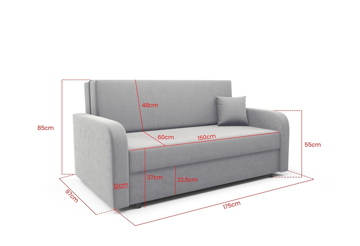Feroni IV Schlafsofa – 4-Sitzer – 150 cm