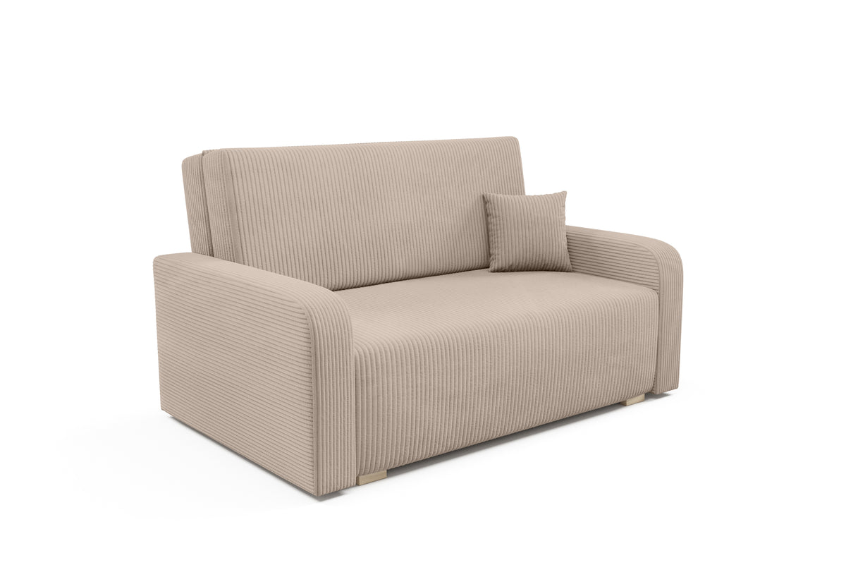Ness III Schlafsofa – Dreisitzer mit Bettkasten – 130 cm