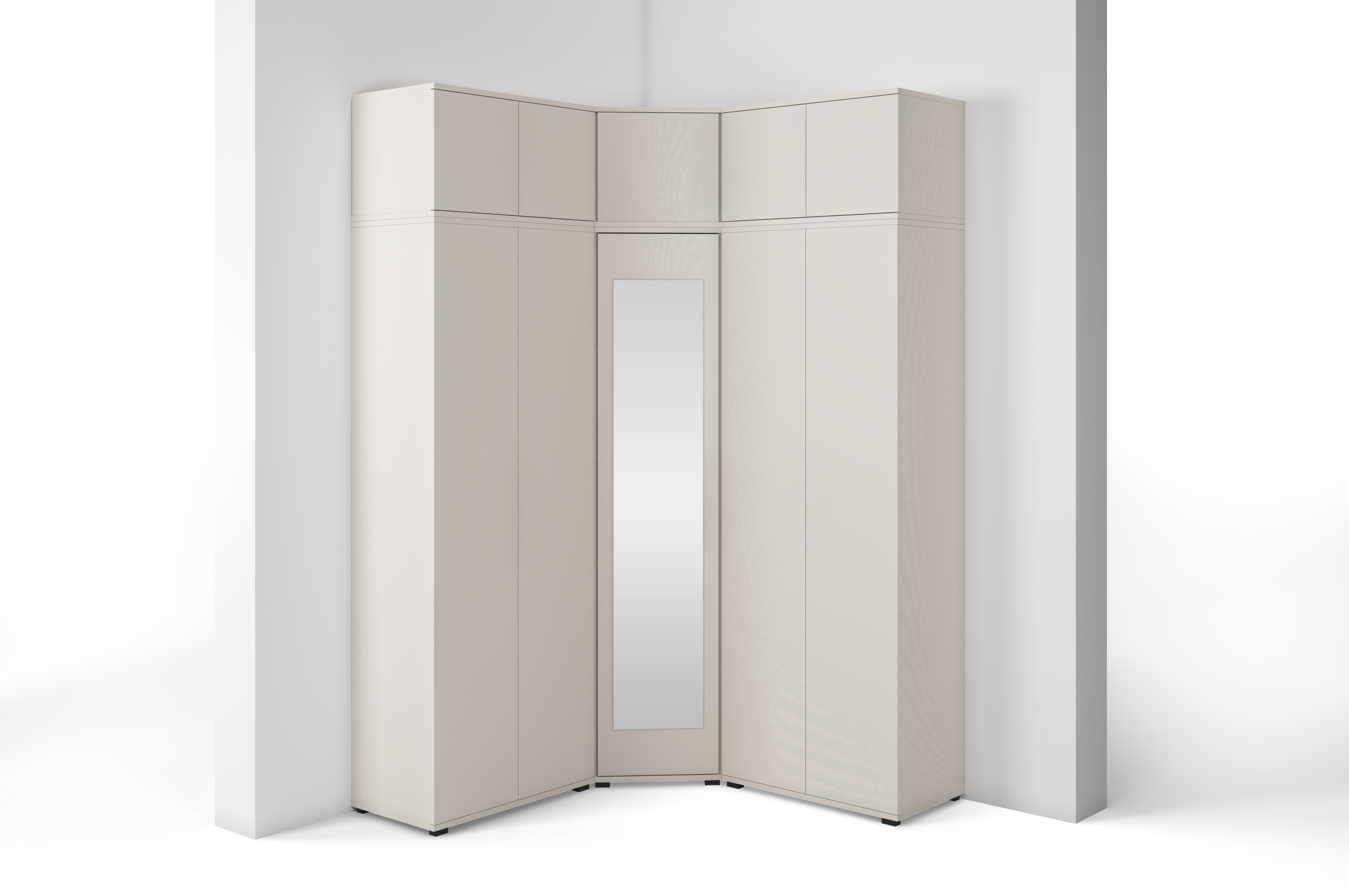 PK Bianco 10 Hallway Wardrobe Set