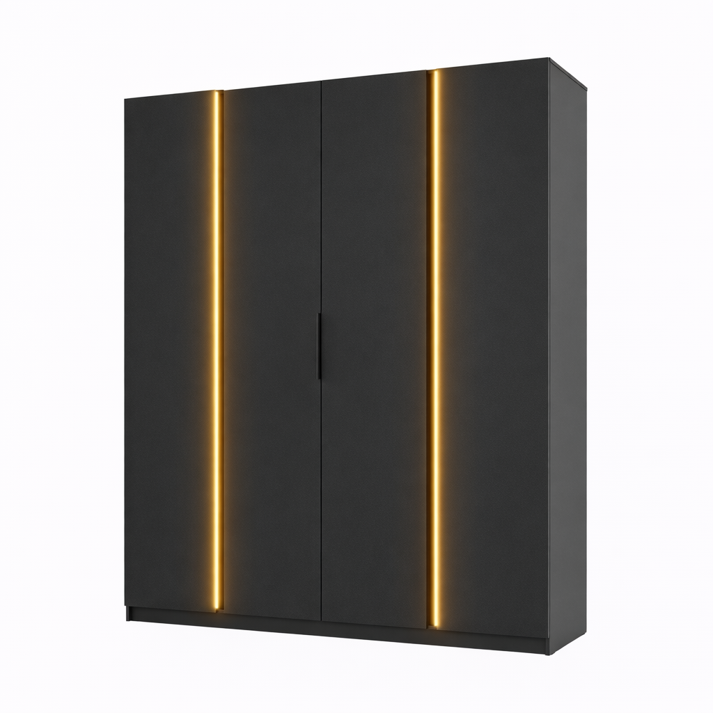 LE KAJA BL/BL 4F  Wardrobe