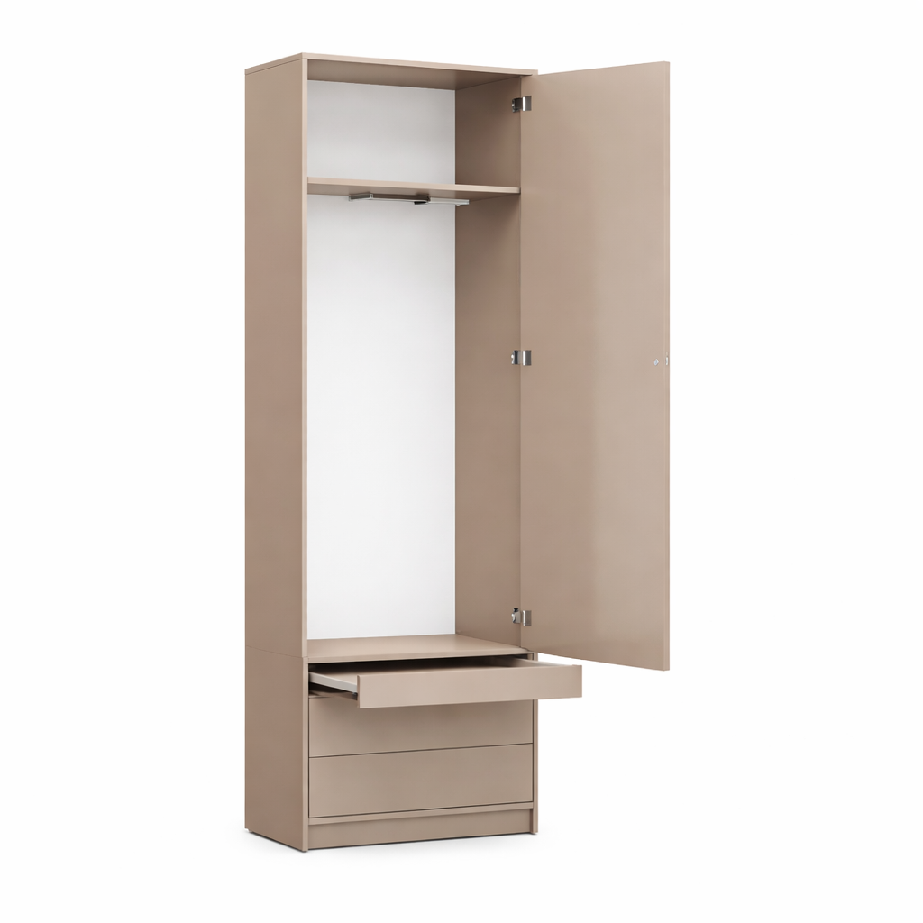 Individualisierbares Schrankbett Horizontal Basismöbel-Set Congo 90, 120, 140 x 200 cm