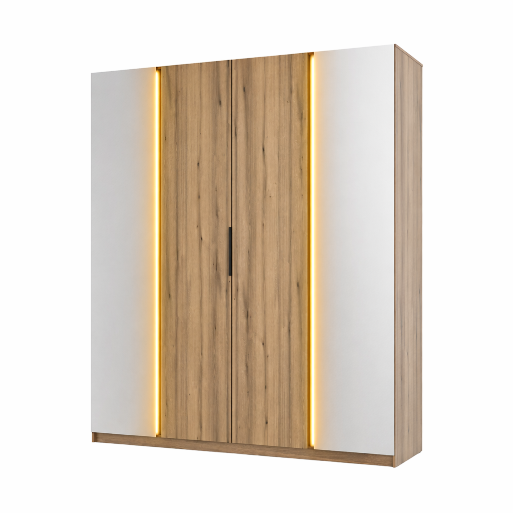 LE KAJA EV/EV 2 2F Wardrobe with Mirror