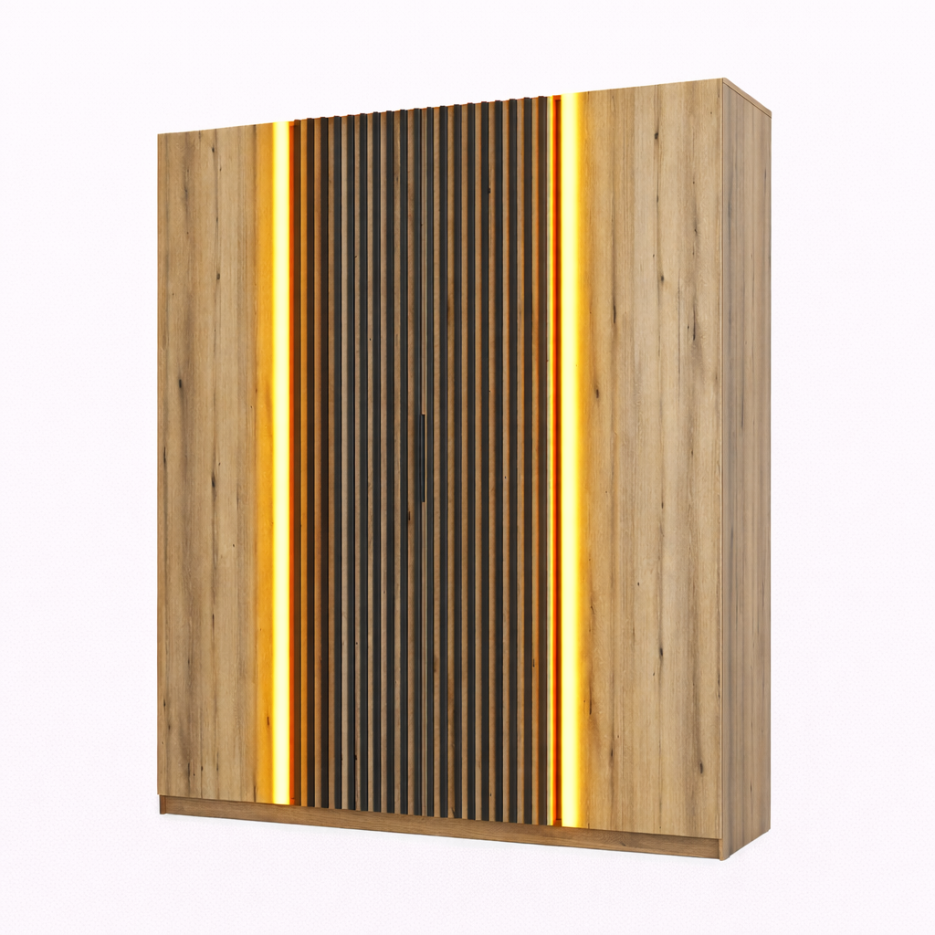 LE KAJA EV/EV-BL 2F 2LAM Wardrobe