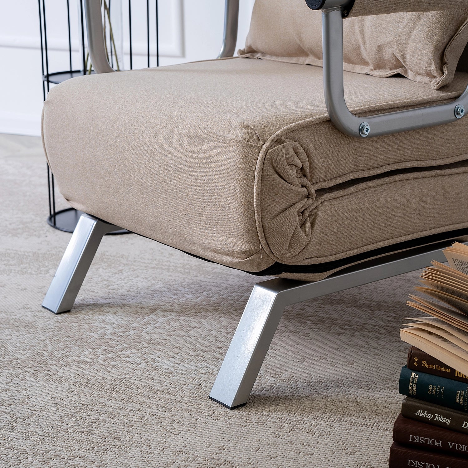 Elite BART Beige Armchair Bed