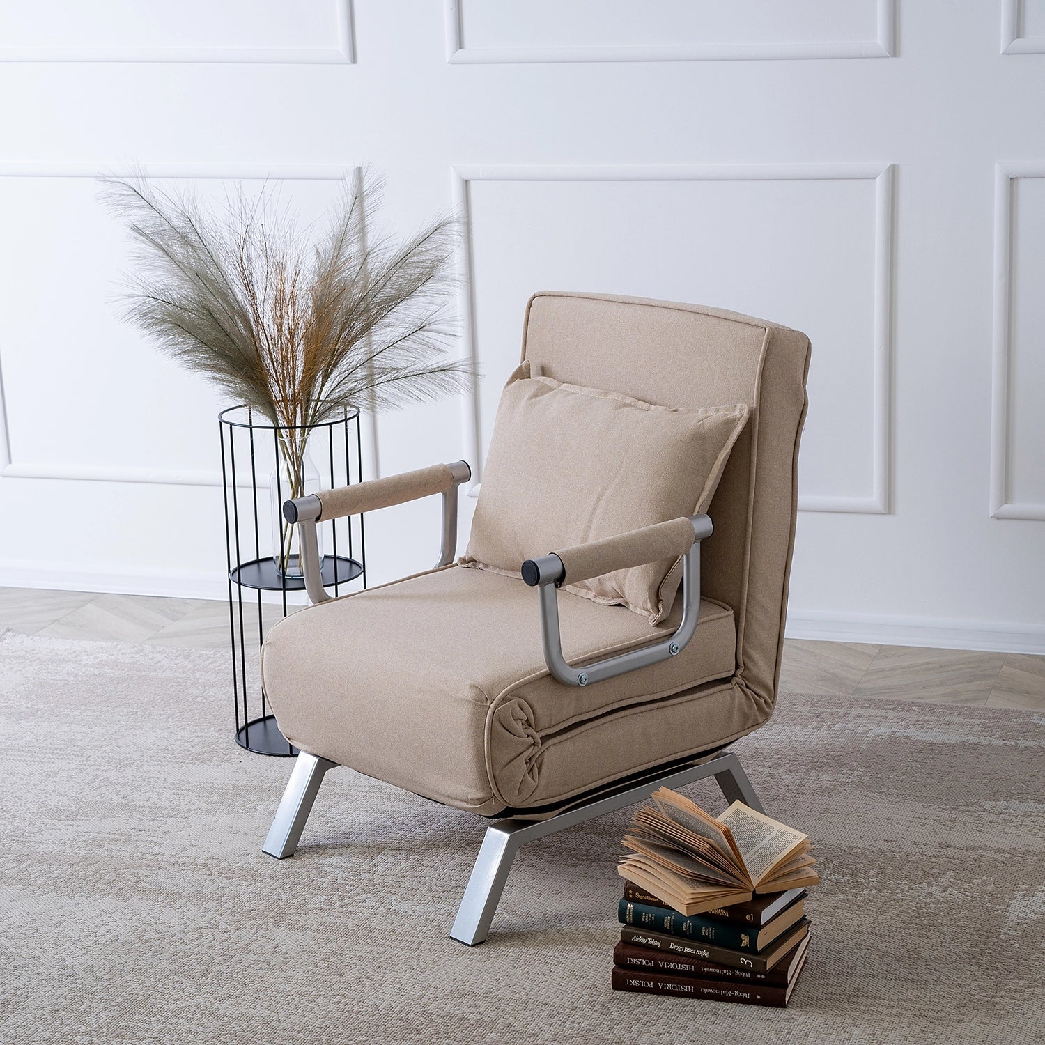Elite BART Beige Armchair Bed