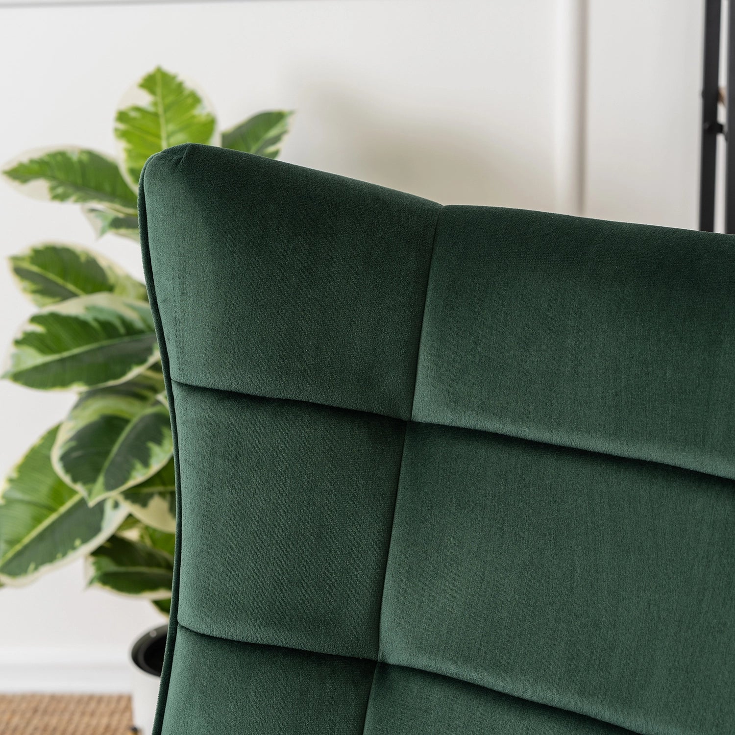 Elite JACKSON Green Velvet Rocking Chair