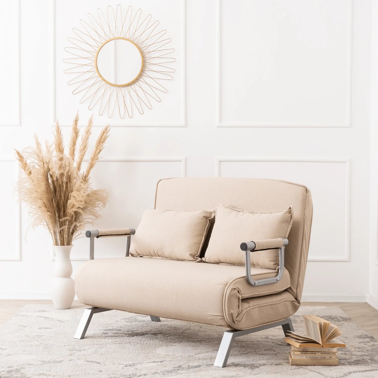 Elite BART 2 Beige Two-Seater Armchair