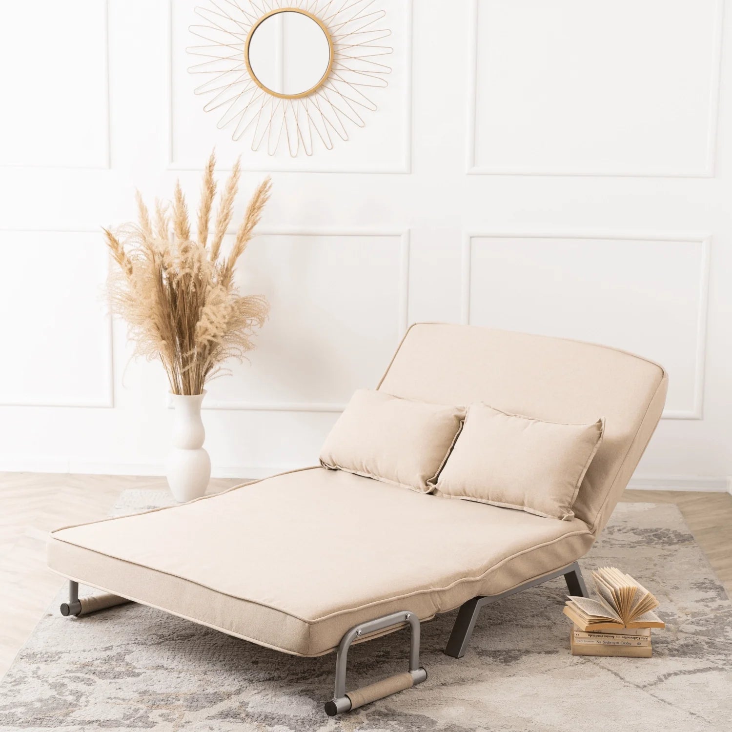 Elite BART 2 Beige Two-Seater Armchair