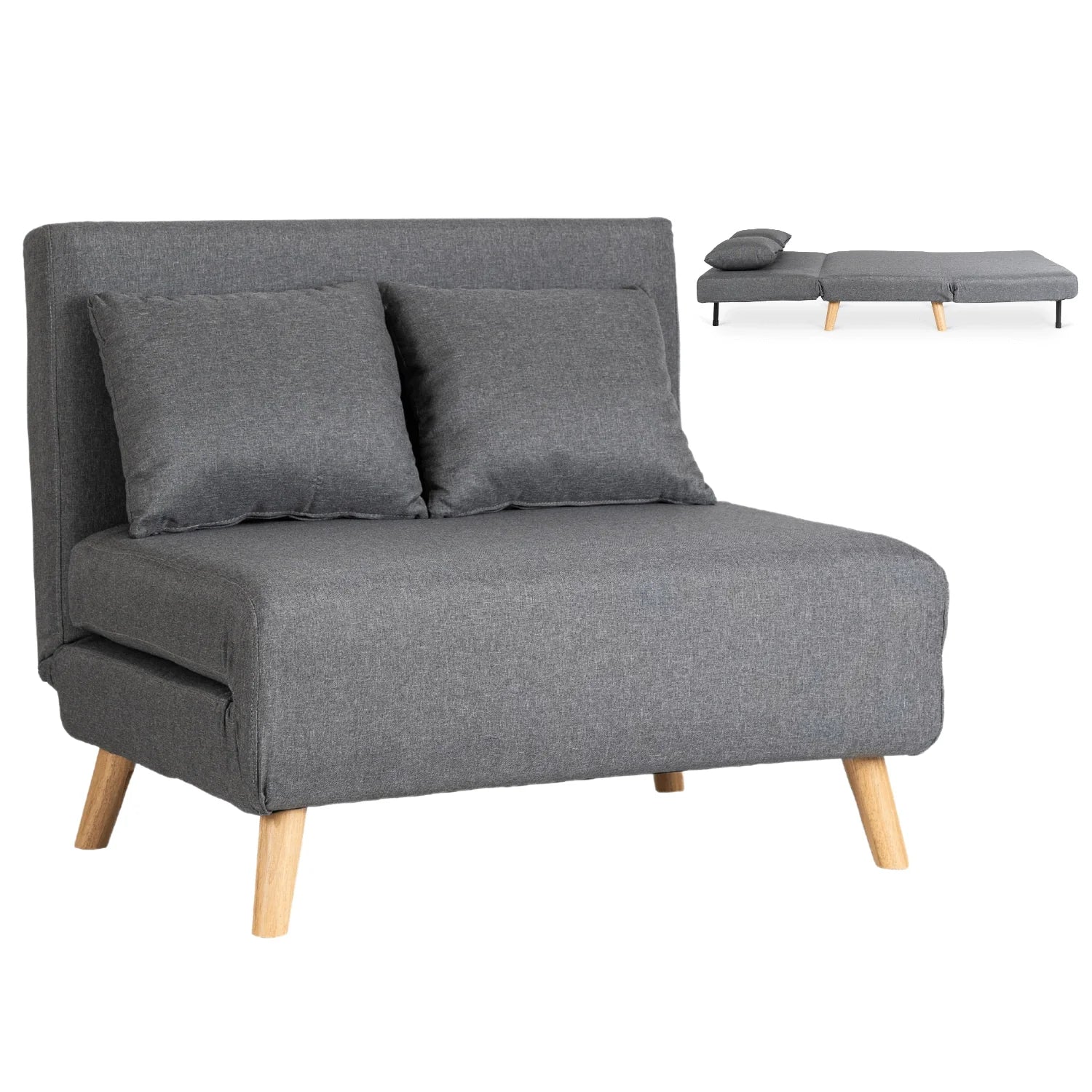 Elite MARRY 2 Gray Armchair Bed
