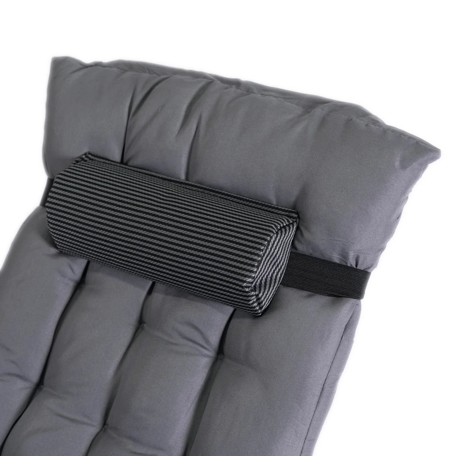 Elite EDISON Gartenliege Grau - Verstellbare Liege mit Fußstütze