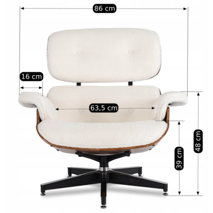 Elite PALERMO White Boucle