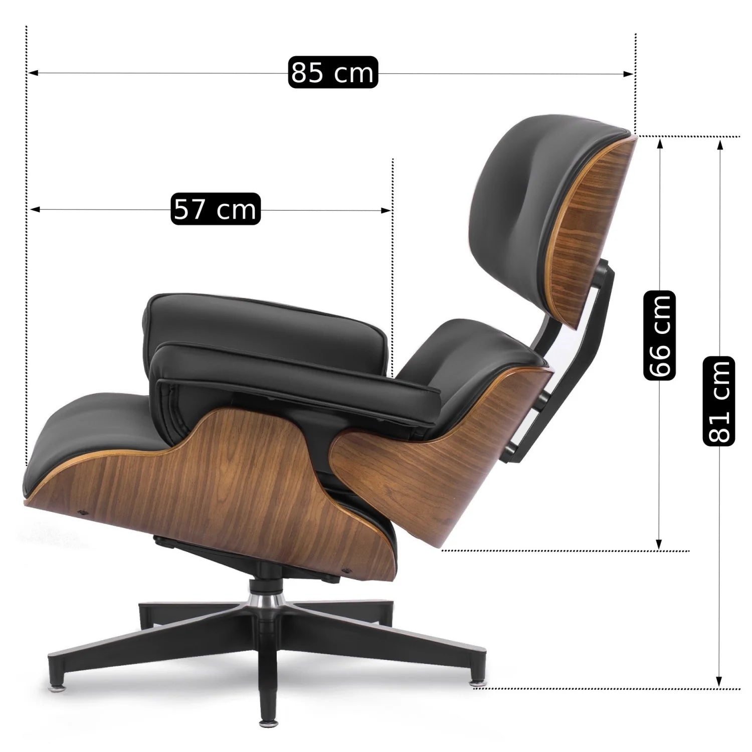 Elite PALERMO Black Armchair