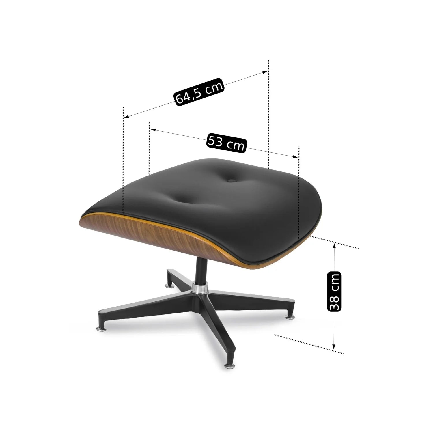 Elite PALERMO Black Armchair