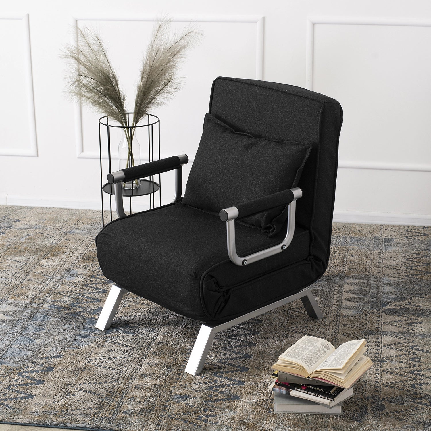 Elite BART Black Armchair Bed