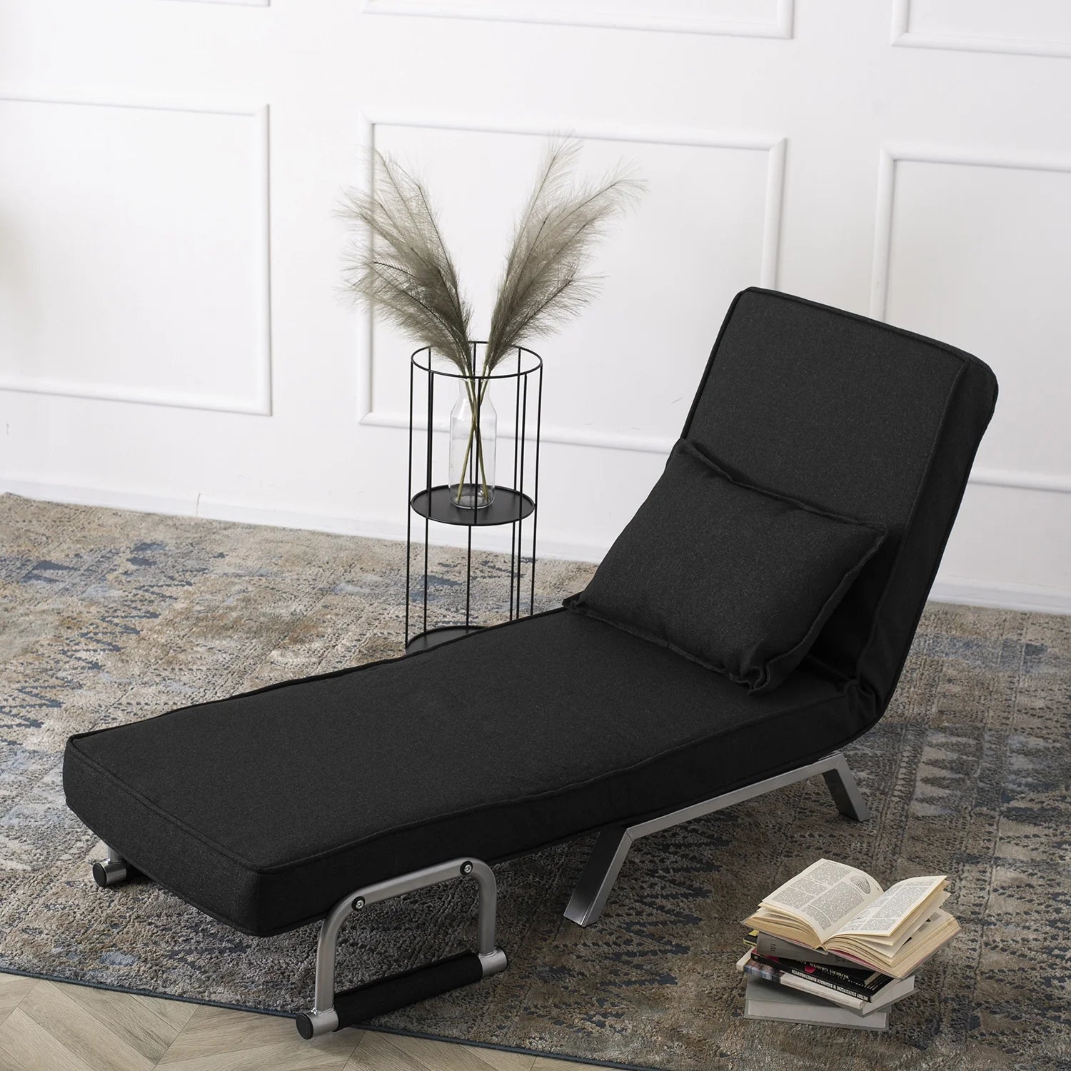 Elite BART Black Armchair Bed