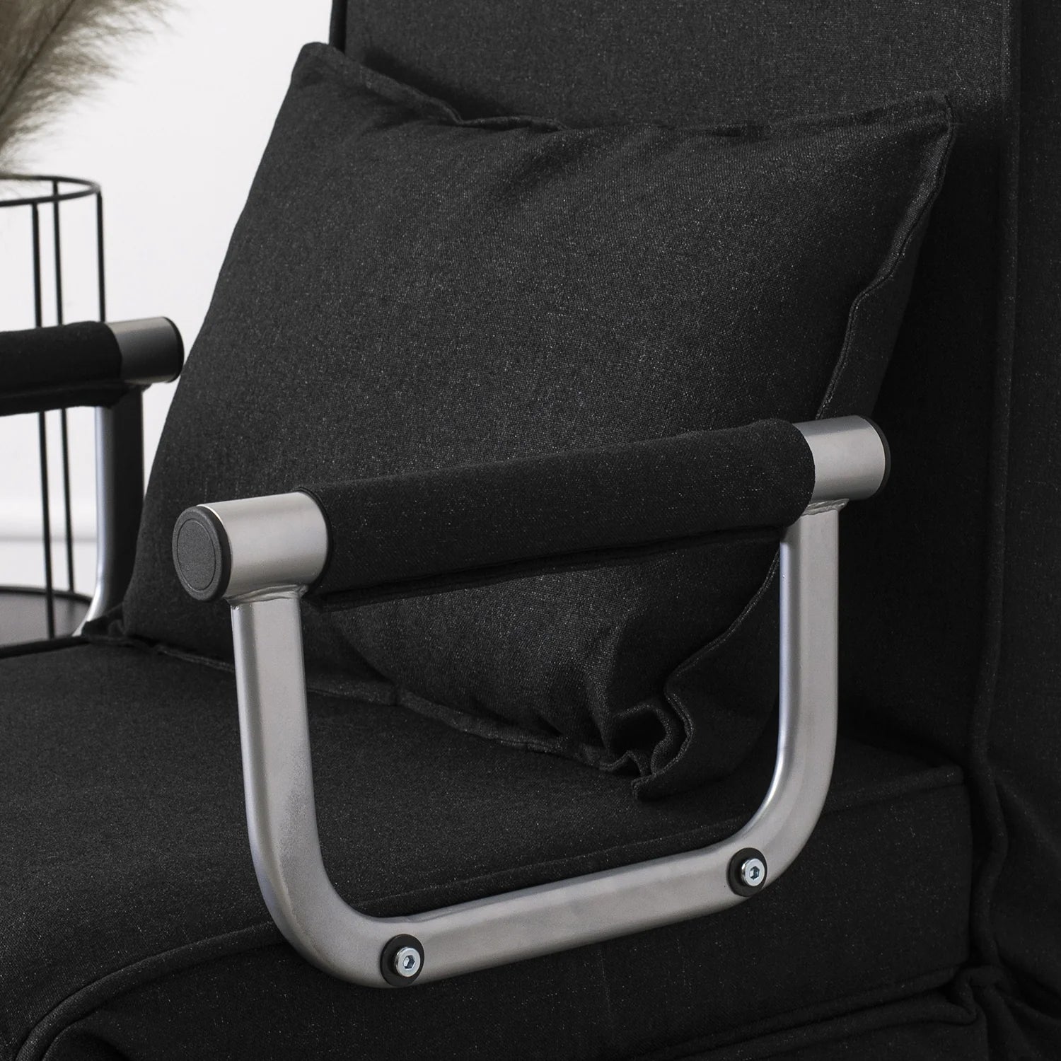 Elite BART Black Armchair Bed