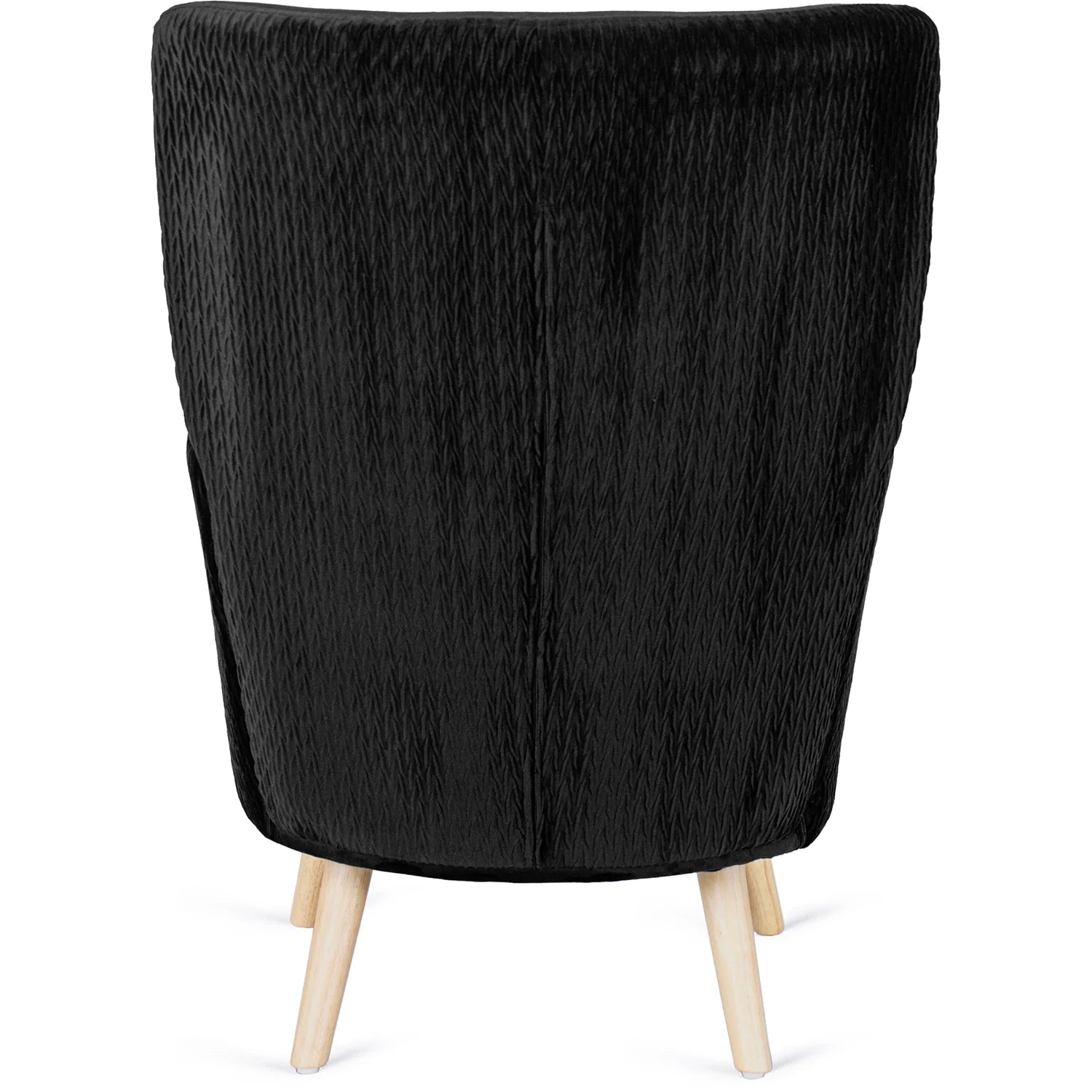 Elite SANTOS Sessel aus schwarzem Samt