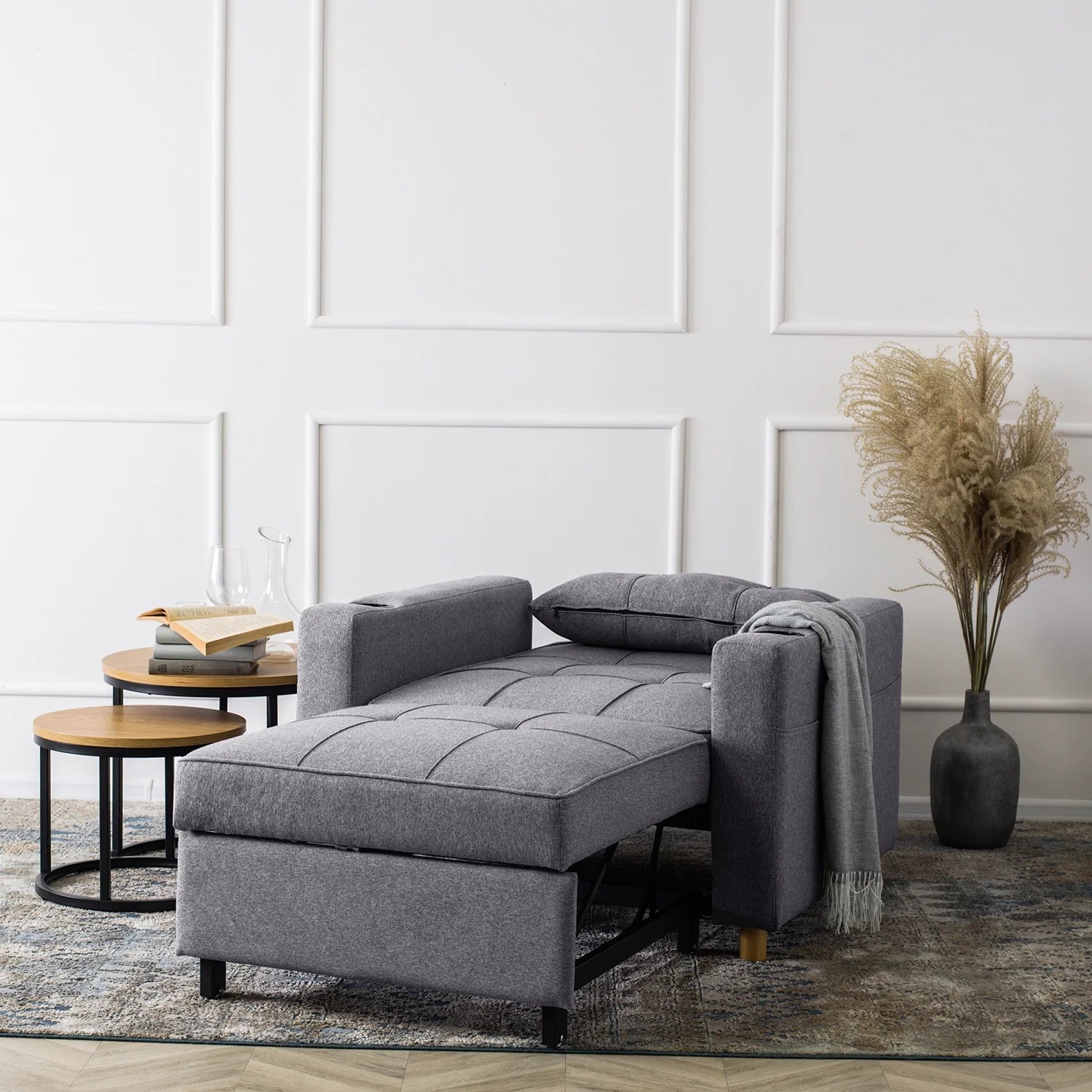 Elite SOLOR Grey Armchair Bed