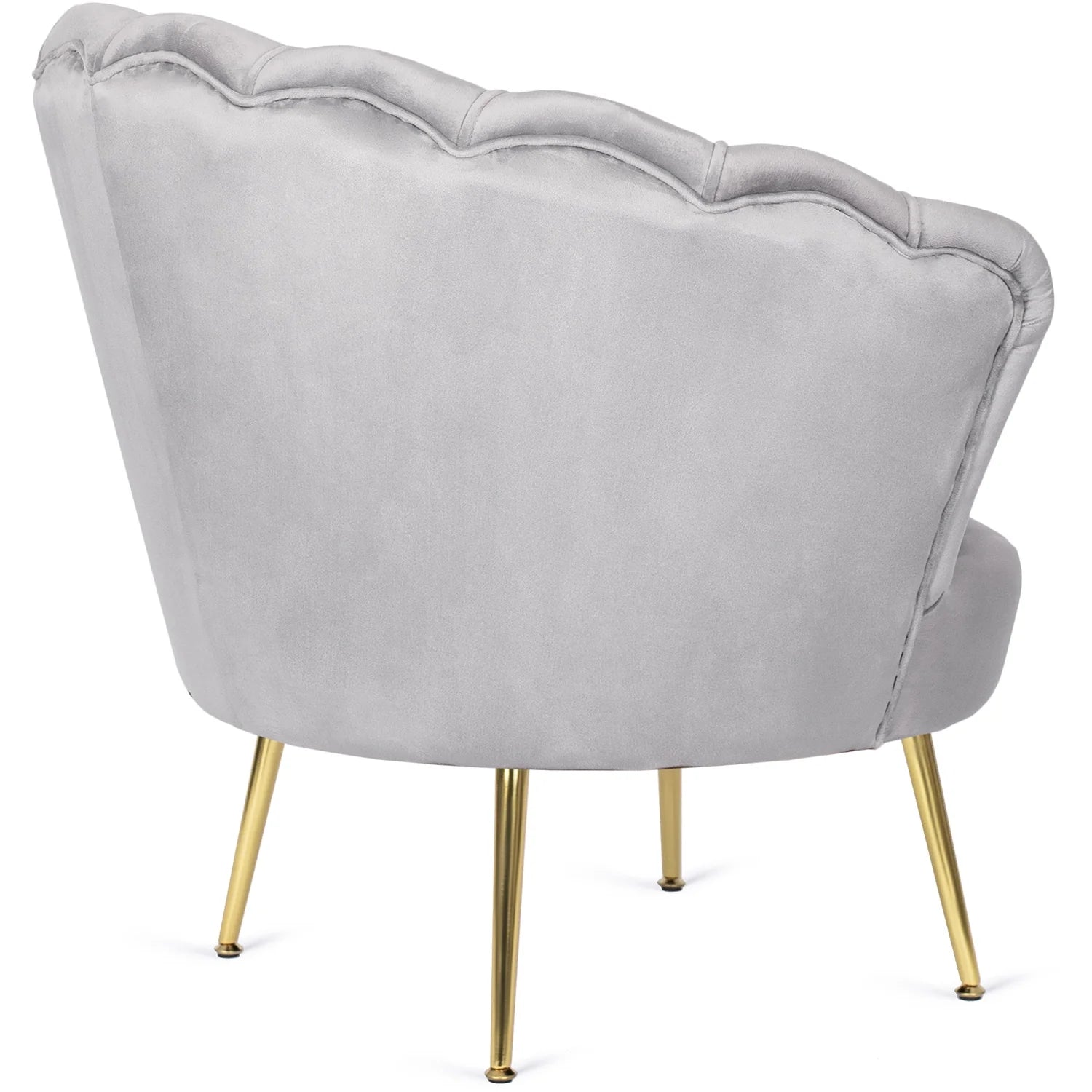 Elite ANGEL Grey Velvet Armchair