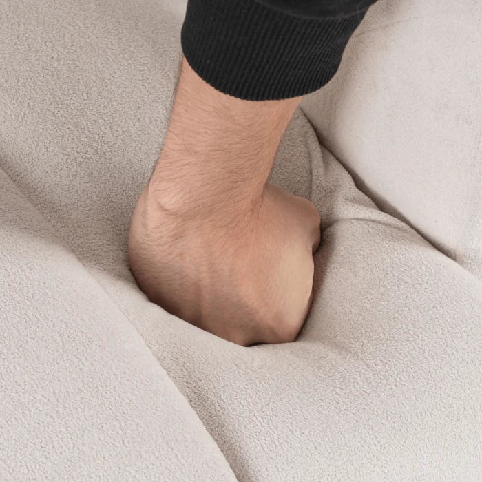 Elite BENDER Lounge Armchair for Living Room- Cream Modern