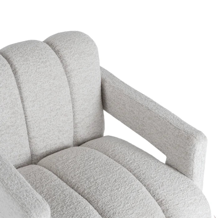 Elite BENDER Lounge Armchair for Living Room- Grey Modern