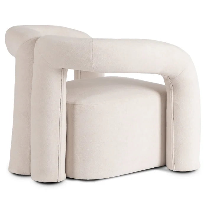 Elite BRAZIL Sessel für Wohnzimmer - Cremefarben, Modern