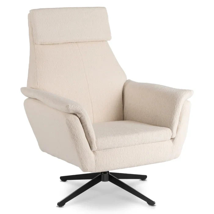 Elite TERRY Swivel Lounge Armchair Beige