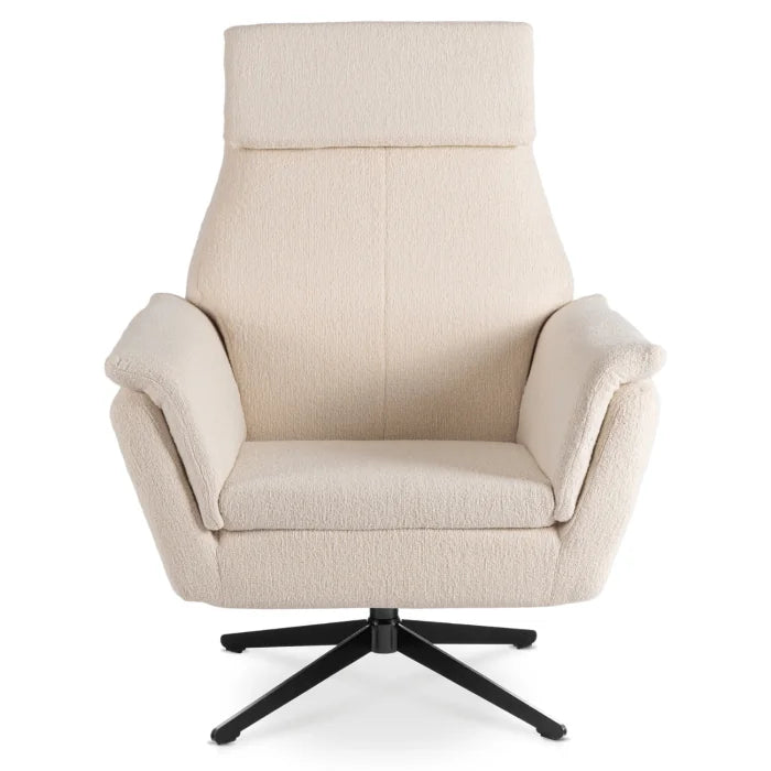 Elite TERRY Swivel Lounge Armchair Beige