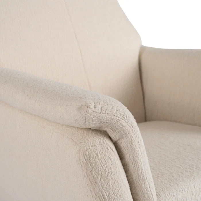 Elite TERRY Swivel Lounge Armchair Beige