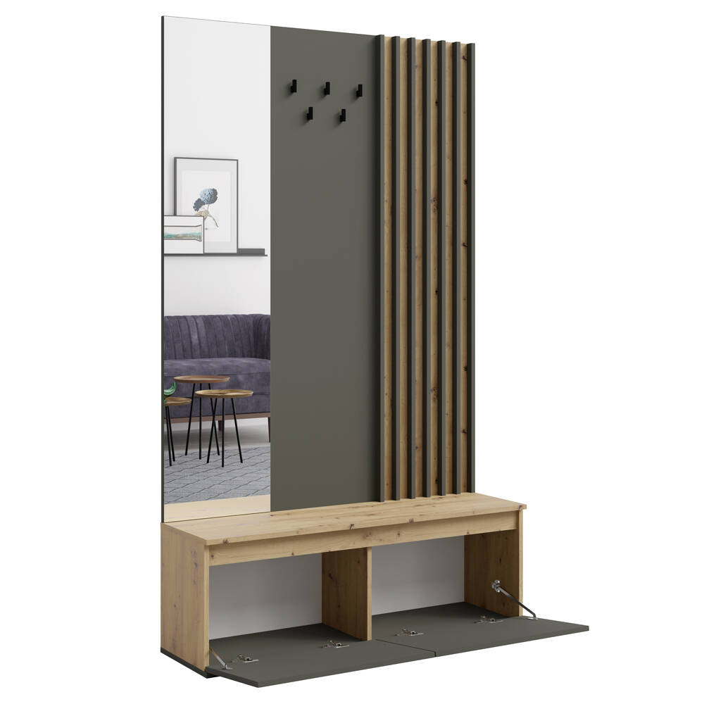 MO Doris Wardrobe 2KL 5W with Slats