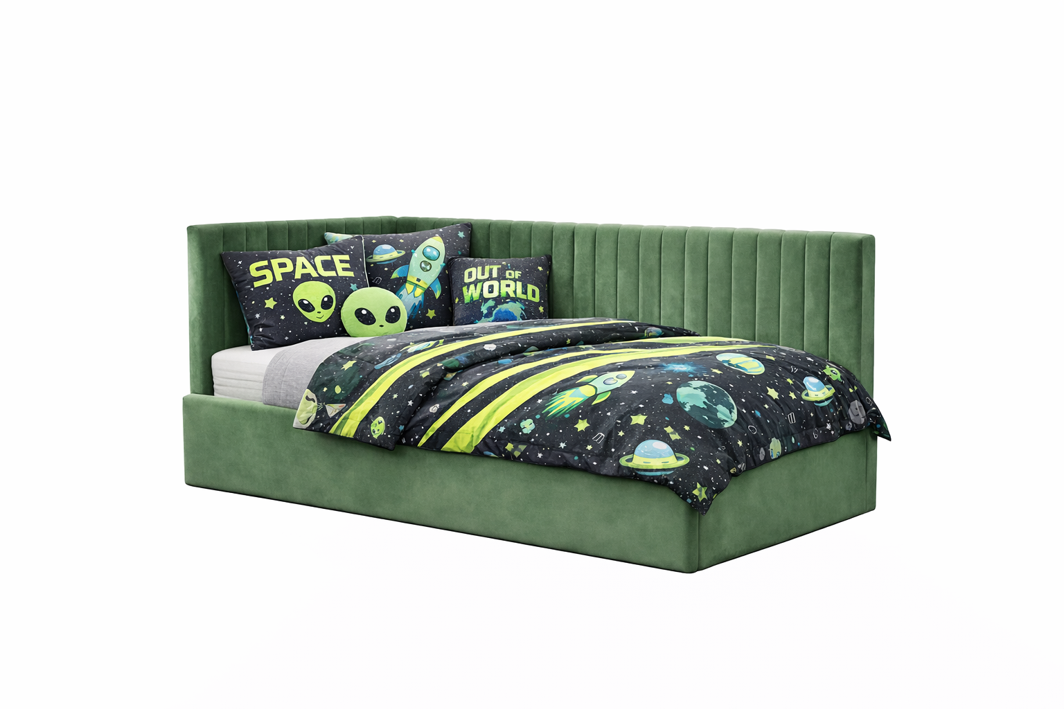 KIKO Polsterbett – 90 × 200 / 120 × 200 cm – Kinder- & Jugendzimmer
