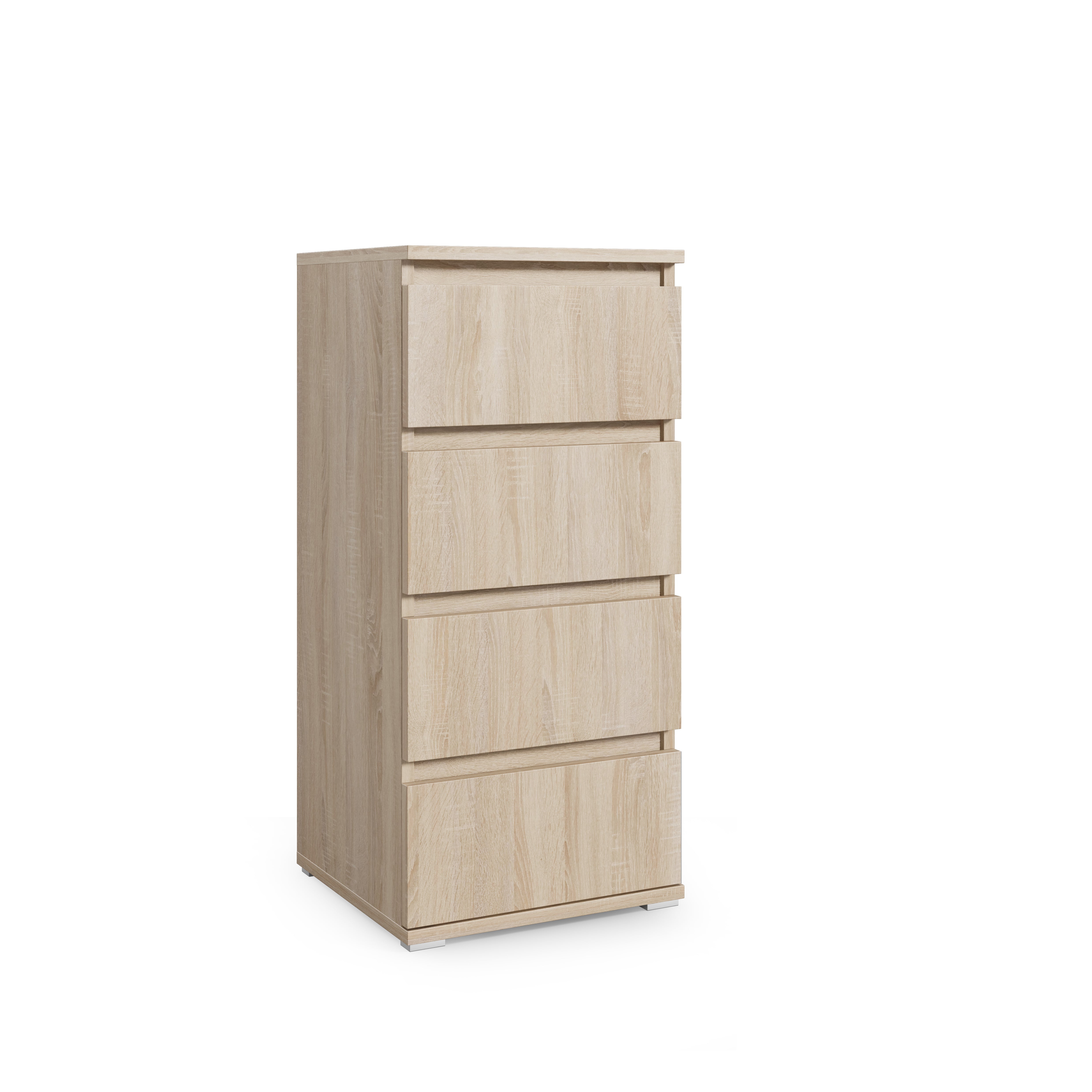 PK Emi 36 Hallway Wardrobe Sonoma Oak - Upholstered Panels in Various Colours