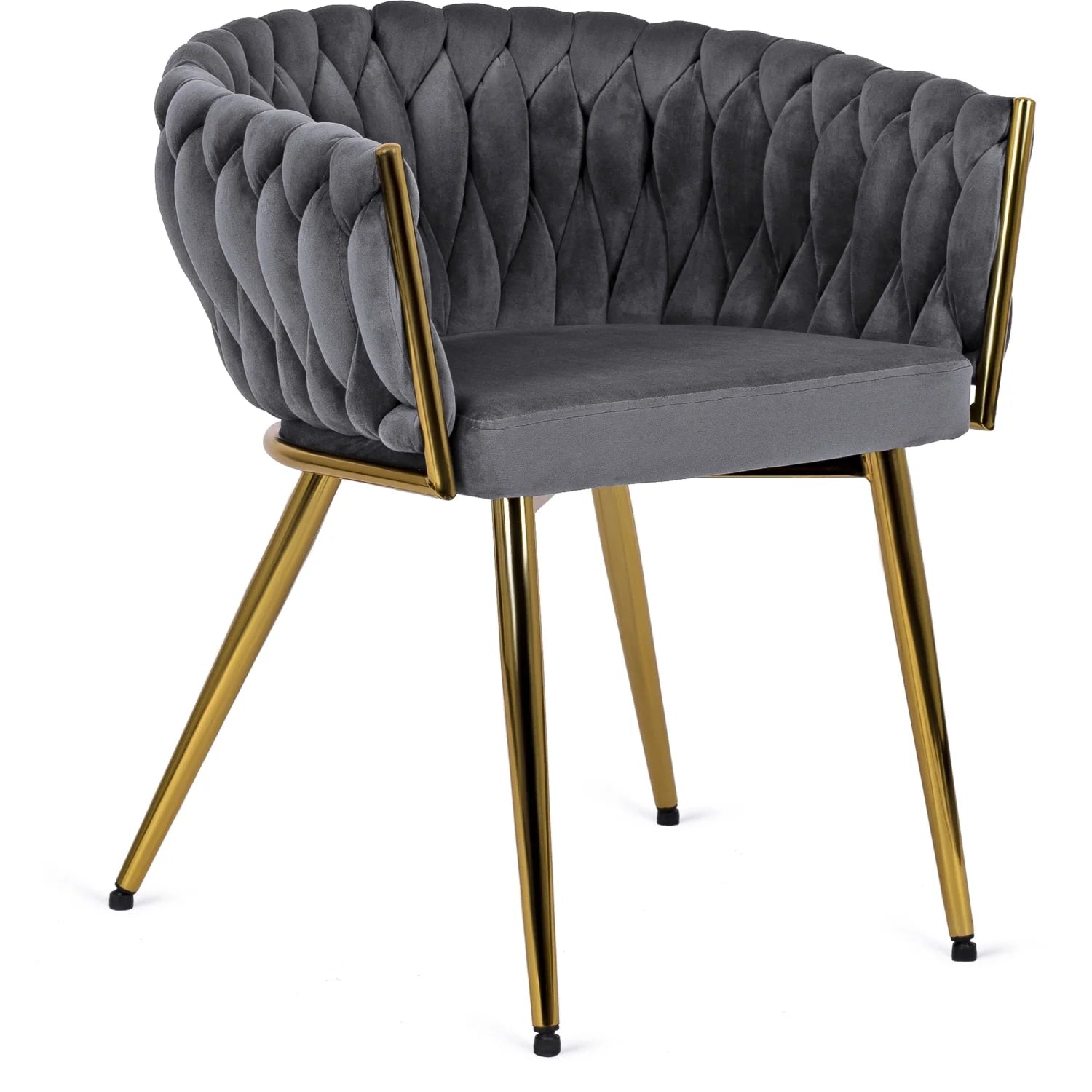 Elite CAPRI Grey Velour Chair – Luxury & Comfort in One Design