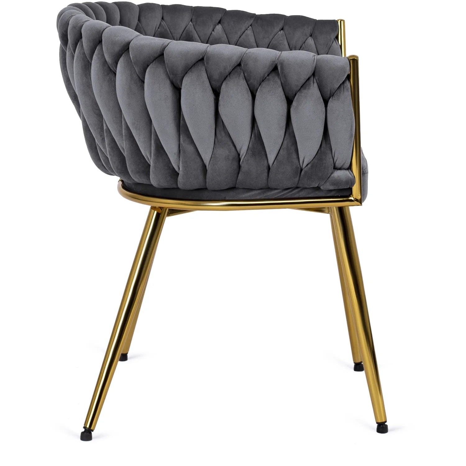 Elite CAPRI Grey Velour Chair – Luxury & Comfort in One Design