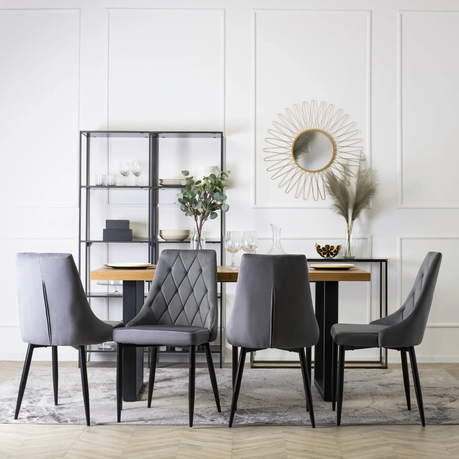 Elite CORK 2 Gray Upholstered Chair – Modern Comfort & Timeless Style