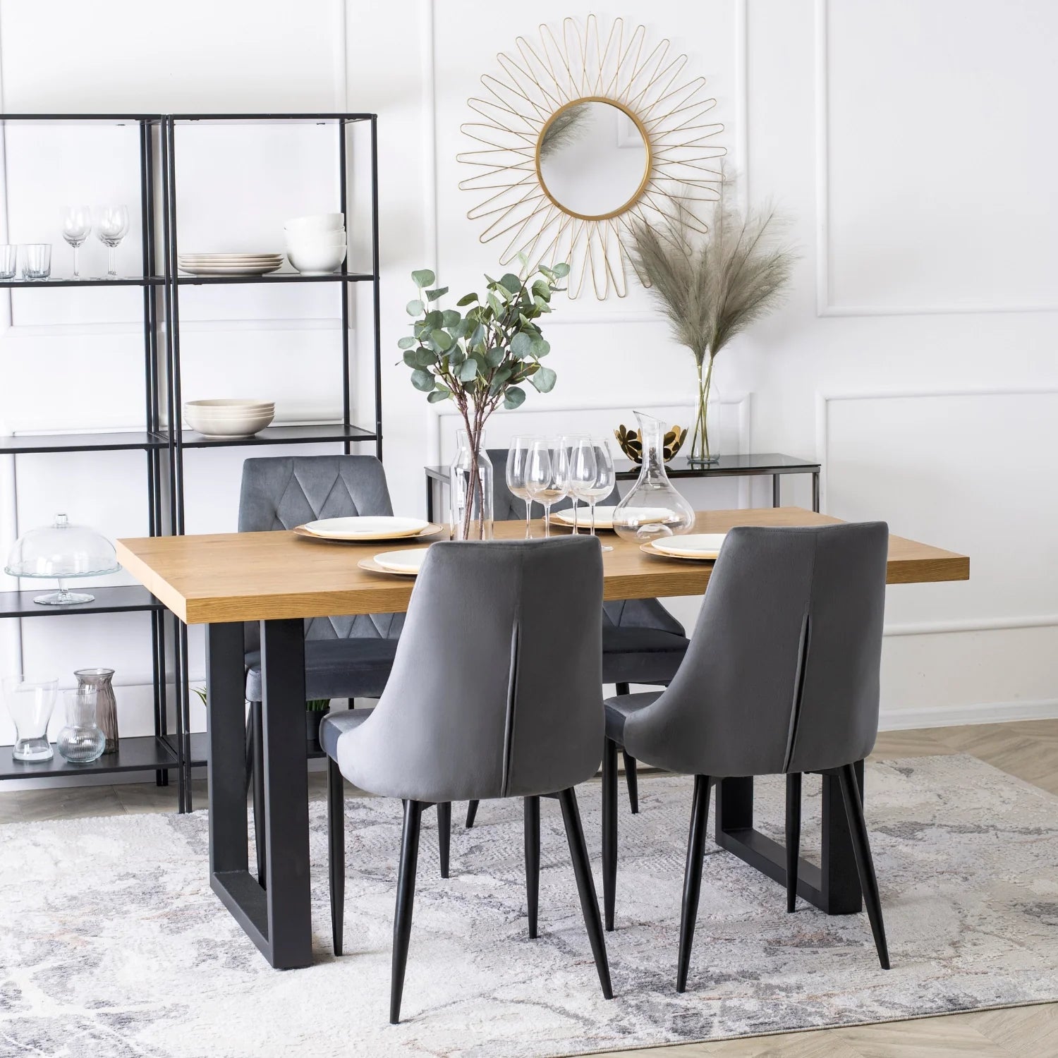 Grauer Polsterstuhl Elite CORK 2 – Moderner Komfort und zeitloser Stil