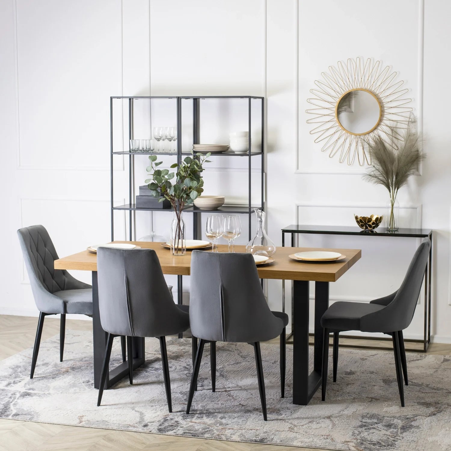 Grauer Polsterstuhl Elite CORK 2 – Moderner Komfort und zeitloser Stil